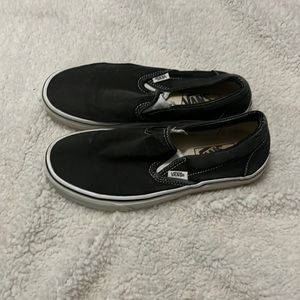 Black slip on vans